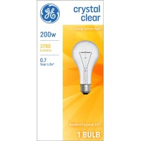 Ge Soft White Light Bulb, 200 Watt, General Purpose Light Bulb, Medium Base (12 Pack)