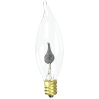 Westinghouse Lighting 0365600 Watt Flicker Flame Light Bulb, 1 Count (Pack Of 1), Clear