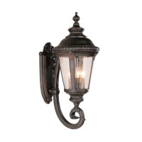 Bel Air Lighting Tg5042 Rt Traditional Four Wall Lantern Outdoor-Post-Lights, Bronze/Dark