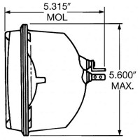 Wagner BriteLite sealed beams are equipped with xenon gas to deliver up to 20 more light as compared to Wagner halogen sealed beams to maximize your viewing area An extra strong filament withstands greater vibration while coated terminals inhibit corrosio