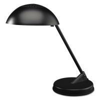 Dome shade distributes light evenly Provides bright excellent color lighting Vented shade allows heat to escape to help maintain comfortable work environment Accepts 60W bulb GEL41028 sold separately Black matte