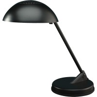 Dome shade distributes light evenly Provides bright excellent color lighting Vented shade allows heat to escape to help maintain comfortable work environment Accepts 60W bulb GEL41028 sold separately Black matte