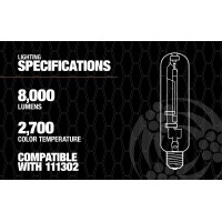 Wobble Light 500-Watt Double Envelope Tungsten Replacement Halogen Bulb For Wl500H Work Light White