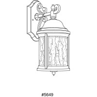 Progress Lighting P5649-31 Ashmore Outdoor, 6-5/8-Inch Width X 14-13/16-Inch Height, Black, 16 Count