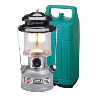 Coleman Premium Dual Fuel Lantern With Carry Case Portable Lantern With Adjustable Brightness Includes Handle Mantles Filter