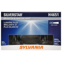 DescriptionThe SYLVANIA SilverStar High Performance Halogen Headlight delivers a brighter and whiter light SYLVANIA achieves this using a specially design filament propriety gas mixture as well as a lamp coating that shifts the color temperature towards a