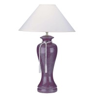 Ore International 6200Bg 35Inch 150Watt Ceramic Table Lamp With Linen Shade Burgundy