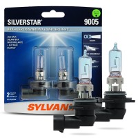 The SYLVANIA SilverStar High Performance Halogen Headlight delivers a brighter and whiter light SYLVANIA achieves this using a specially design filament propriety gas mixture as well as a lamp coating that shifts the color temperature towards a whiter lig