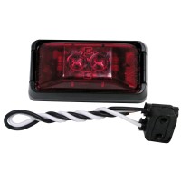 Peterson V153Kr Piranha Red Led Clearanceside Marker Light Kit