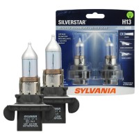 The SYLVANIA SilverStar High Performance Halogen Headlight delivers a brighter and whiter light SYLVANIA achieves this using a specially design filament propriety gas mixture as well as a lamp coating that shifts the color temperature towards a whiter lig