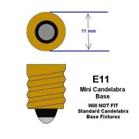 Bulbrite Kx60Fr/Mc Mini-Candelabra Screw Base (E11) Light_Bulb, 1 Count (Pack Of 1), Clear