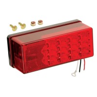 Fulton Wesbar 407535 Left Hand Low Profile Led Waterproof 8Function Tail Light One Size