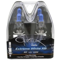 get as close to Xenon light as you can Optilux Extreme White XB bulbs give you a radical Xenon look in a halogen bulb courtesy of our blue coating These bulbs incorporate Xenon gas for enhanced bulb performance The extreme white bulbs are manufactured to 