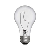 Ge 97478 25-Watt 215-Lumen Decorative A19 Incandescent Light Bulb, Crystal Clear, 2-Pack