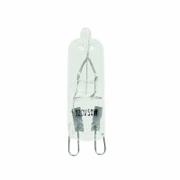 Feit Electric Bpq25/G9 25-Watt T4 Jcd Halogen Bulb With Bi-Pin Base, Clear, 3000K Warm White, 1.75