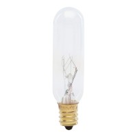 Feit Electric Bp15T6130 15Watt T6 Tubular Incandescent Bulb With Candelabra Base Clear 29 L X 07 D