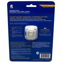 Reliance Controls Thp207 Plug-In Power Failure Alarm With Led Flashlight,White