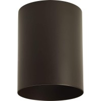 Progress Lighting P5774-20 Cylinder Outdoor, 5-Inch Diameter X 6-1/2-Inch Height, Bronze