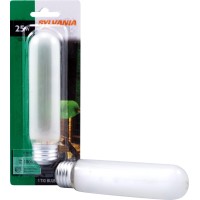 Sylvania 18492 25-Watt Frosted Tubular Incandescent T10 Bulb