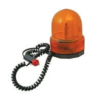 Strong magnetic base 12V incar charger plug Coiled lead extends up to 2 metres Bulb included