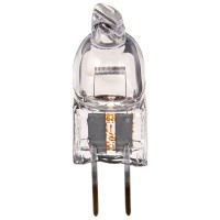 Sylvania 58655 20-Watt 12-Volt Tungsten Halogen Quartz Lamp With Clear Finish And G4 Bi-Pin Base, 1 Pack # 20T3Qclrp