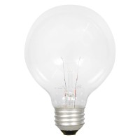 Sylvania G25 Incandescent Bulb, Medium Base, 40W, 2850K, Clear Bulbs