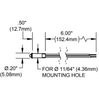 Easily installed in any Blue Sea Systems circuit breaker panel Simple pushin installation mounts in any thickness material Red reverse polarity indicating LED