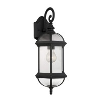 Savoy House 5-0630-Bk One Light Wall Mount Lantern