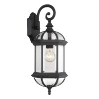 Savoy House 5-0630-Bk One Light Wall Mount Lantern