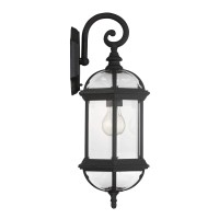 Savoy House 5-0630-Bk One Light Wall Mount Lantern