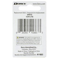 Dorcy 6-Volt/4D-4.8-Volt, 0.75A Bayonet Base Krypton Replacement Bulb, 2-Pack (41-1663)