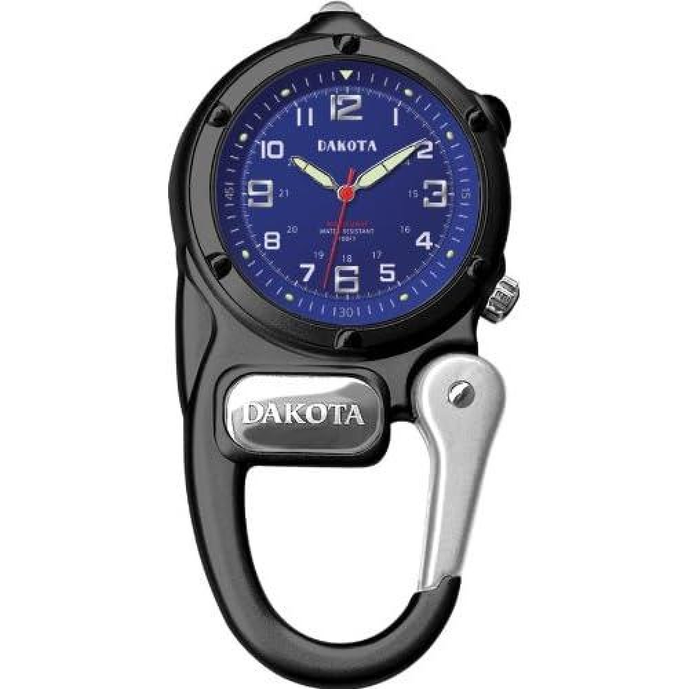 Dakota Black Mini Clip Microlight Watch