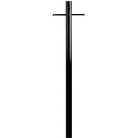 Westinghouse 6695500 Lantern Post With Ground Convenience Outlet & Dusk To Dawn Sensor Black