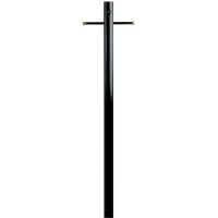 Westinghouse 6695500 Lantern Post With Ground Convenience Outlet & Dusk To Dawn Sensor Black