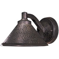 Minka Lavery Outdoor Wall Light 8101-A138, Kirkham Dark Sky Dark Sky Exterior Wall Lantern, 60 Watts, Bronze