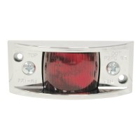 Peterson Clearance Marker Light Chrome Finish 2 14 X 4 78 X 1 38 Visual Pack