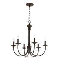 Trans Glob Lighting Tg9016 Bk Americana Six Chandelier Outdoor-Post-Lights, Black