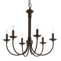 Trans Glob Lighting Tg9016 Bk Americana Six Chandelier Outdoor-Post-Lights, Black