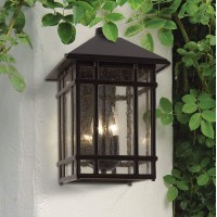 J Du J Sierra Craftsman 15&Quot; High Outdoor Wall Light