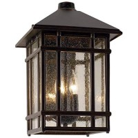 J Du J Sierra Craftsman 15&Quot; High Outdoor Wall Light