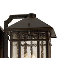 J Du J Sierra Craftsman 15&Quot; High Outdoor Wall Light