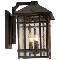 J Du J Sierra Craftsman 15&Quot; High Outdoor Wall Light