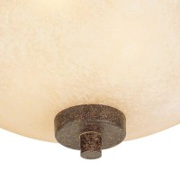 Franklin Iron Works Oak Valley Collection Mission Ceiling Light Flush Mount Fixture Rustic Bronze 15