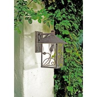 Franklin Iron Works French Garden Rustic Country Cottage Outdoor Wall Light Bronze Brown Hardwired 8 1/2