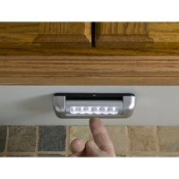 Light It! By Fulcrum, Led Wireless Under Cabinet Tap Light, Silver