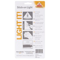 Light It By Fulcrum 30010301 Stickon Light Silver 3 Pack