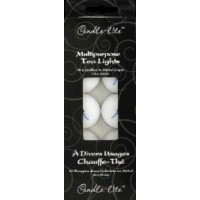 Candlelite White Tea Light Candle 85 in H x 15 in Dia