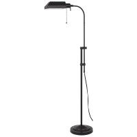 Product DescriptionOffering a mix of traditional and contemporary look this one light Dark Bronze Finish floor lamp from the pharmacy collectionto renders simple yet sophisticated look in any room Easy to match with other furniture in office craft room ho