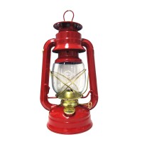 This is a classic design oilkerosene lantern The lantern measures 10inch tall and made of metal with a wired covered glass globe fully adjustable cotton wick