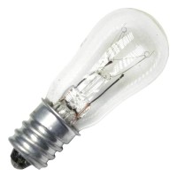 Sylvania Incandescent 6W S6 Indicator Light Bulb, E12 Candelabra Base, Clear Finish, 10 Pack